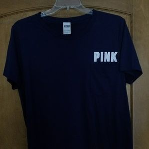 Pink College Pocket tee